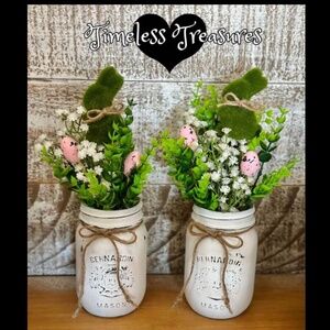 Bunny Mason Jar Set